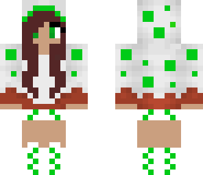 green cake girl