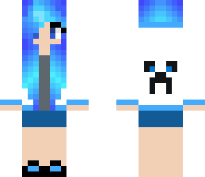 blue creeper girl