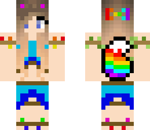 enchanted rainbow wolf