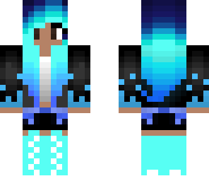 blue girl