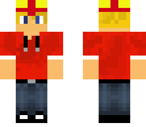 blonde with 3d hat