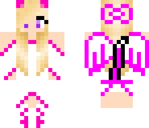angel cat pink 