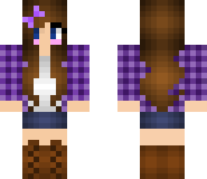 purple farmer girl