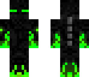 green fire enderman