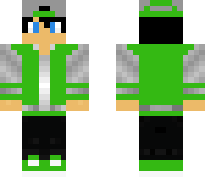 skater boy green