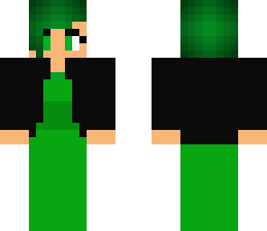 green dress
