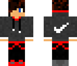 brown haired nike boy