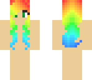 rainbow curly hair base