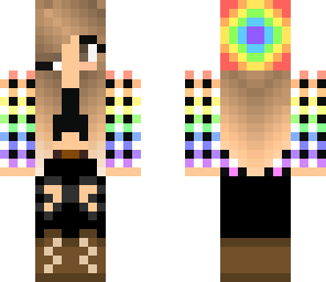 rainbow gamer girl