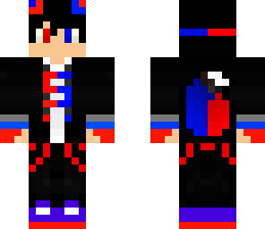 red vs blue wolf