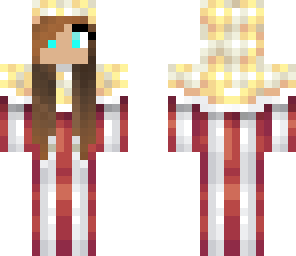 random popcorn girl