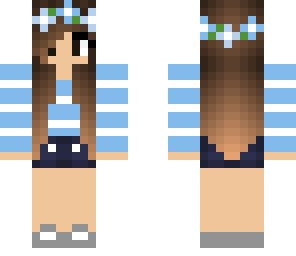 pastel blue girl