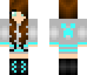blue creeper brunette girl without earphones