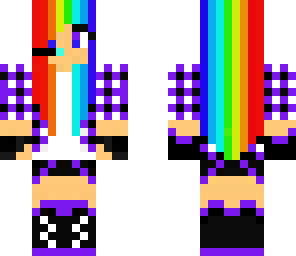 rainbow cow girl