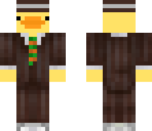 brown suited duck