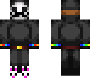 shy guy with rainbow cufflings