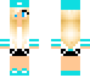 blue cap girl