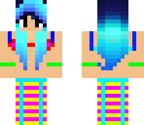 blue mermaid colors
