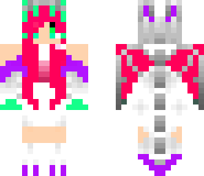 multi-colored dragon girl
