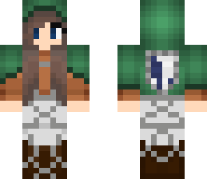 dark-haired scout girl