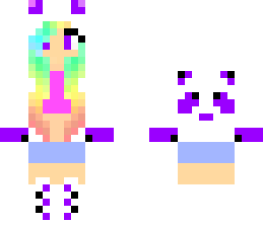 super cute panda girl