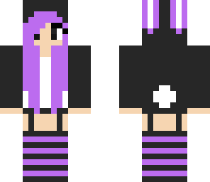 purple bunny girl