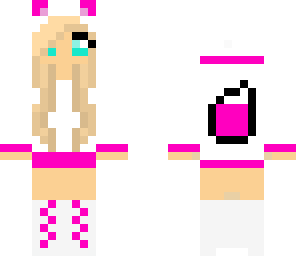 wolf pink girl