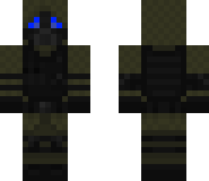 blue gas mask