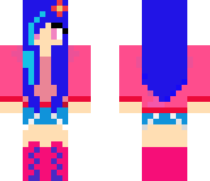 blue hair