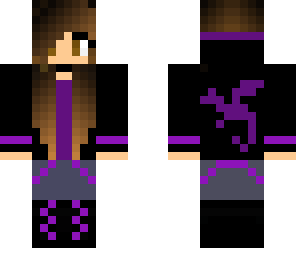 purple dragon girl
