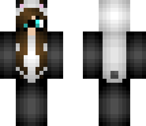 edited panda girl
