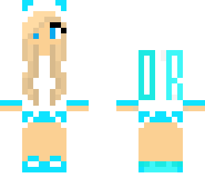blue hoodie girl