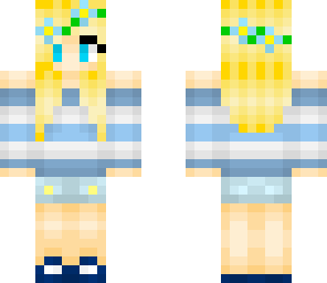 blue girl
