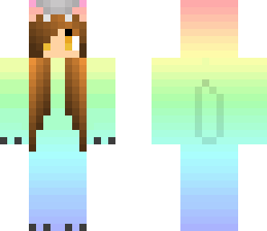 rainbow wolf onesie original
