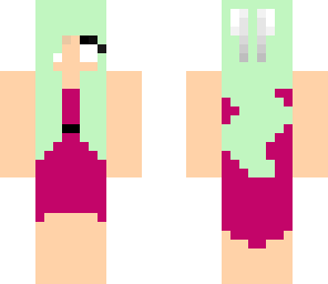 pastel herobrine girl