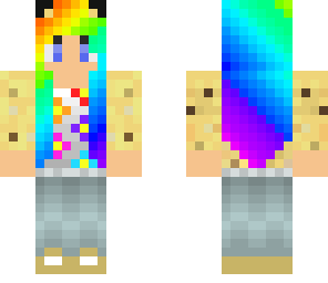 inproved rainbow ocelot girl
