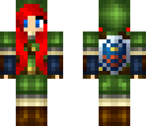 red link girl