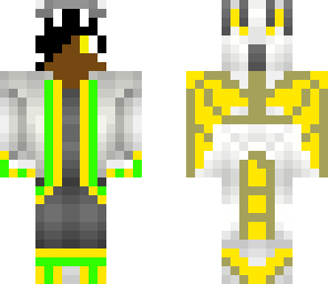 yellow dragon black boy gold
