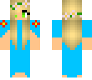 a girl with a dress