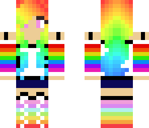 rainbow girl