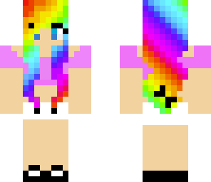 simple skin rainbow hair edited 2