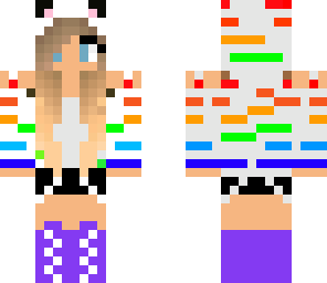 exclusive rainbow tiger girl