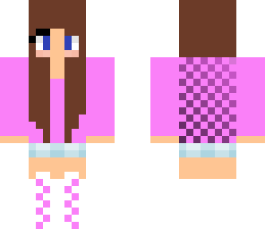 girl in pink