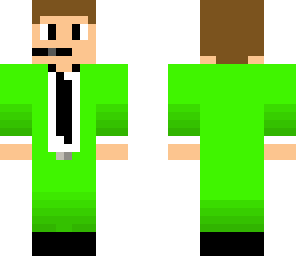neon green suit