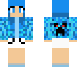 blue creeper girl