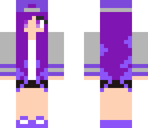modern purple girl