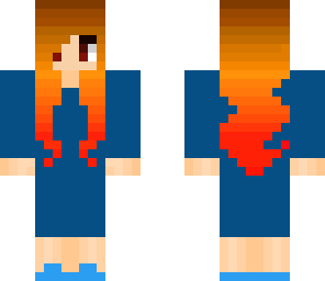 blue girl