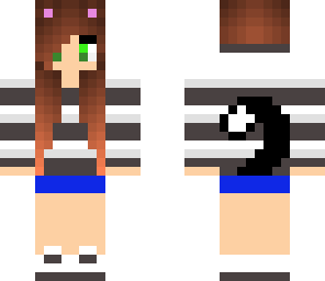 tuxedo cat girl