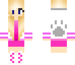 pink paw girl