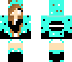 oreo herobrine girl -with oil
